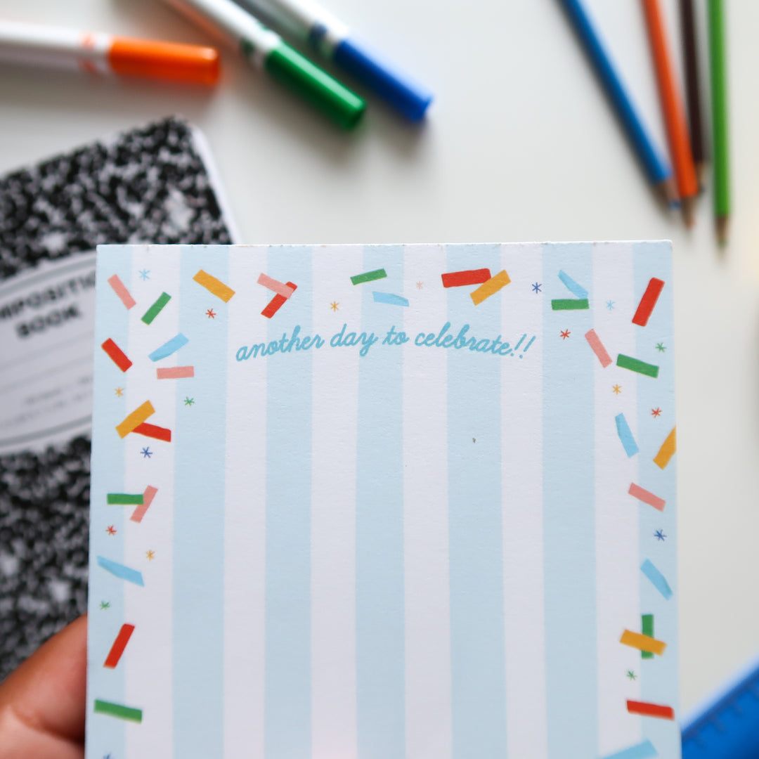 Another Day to Celebrate Notepad