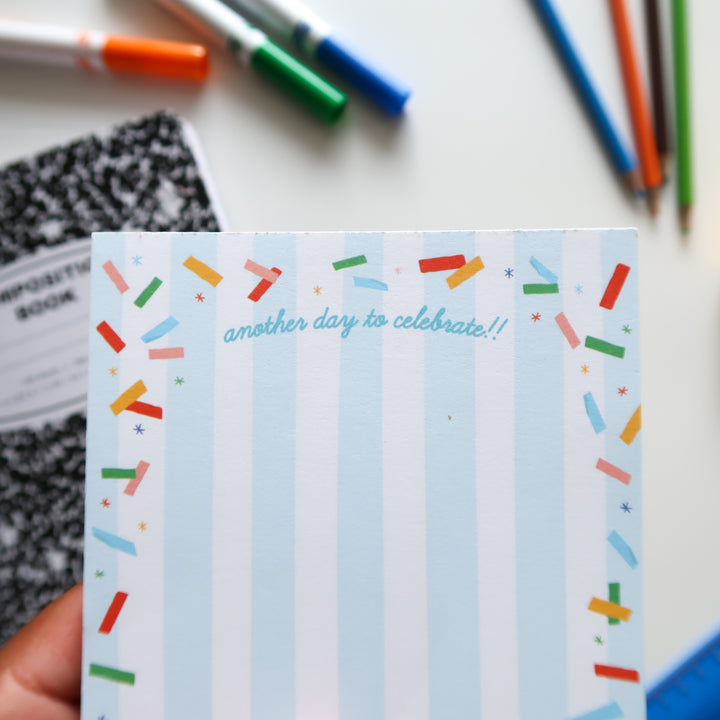 Another Day to Celebrate Notepad