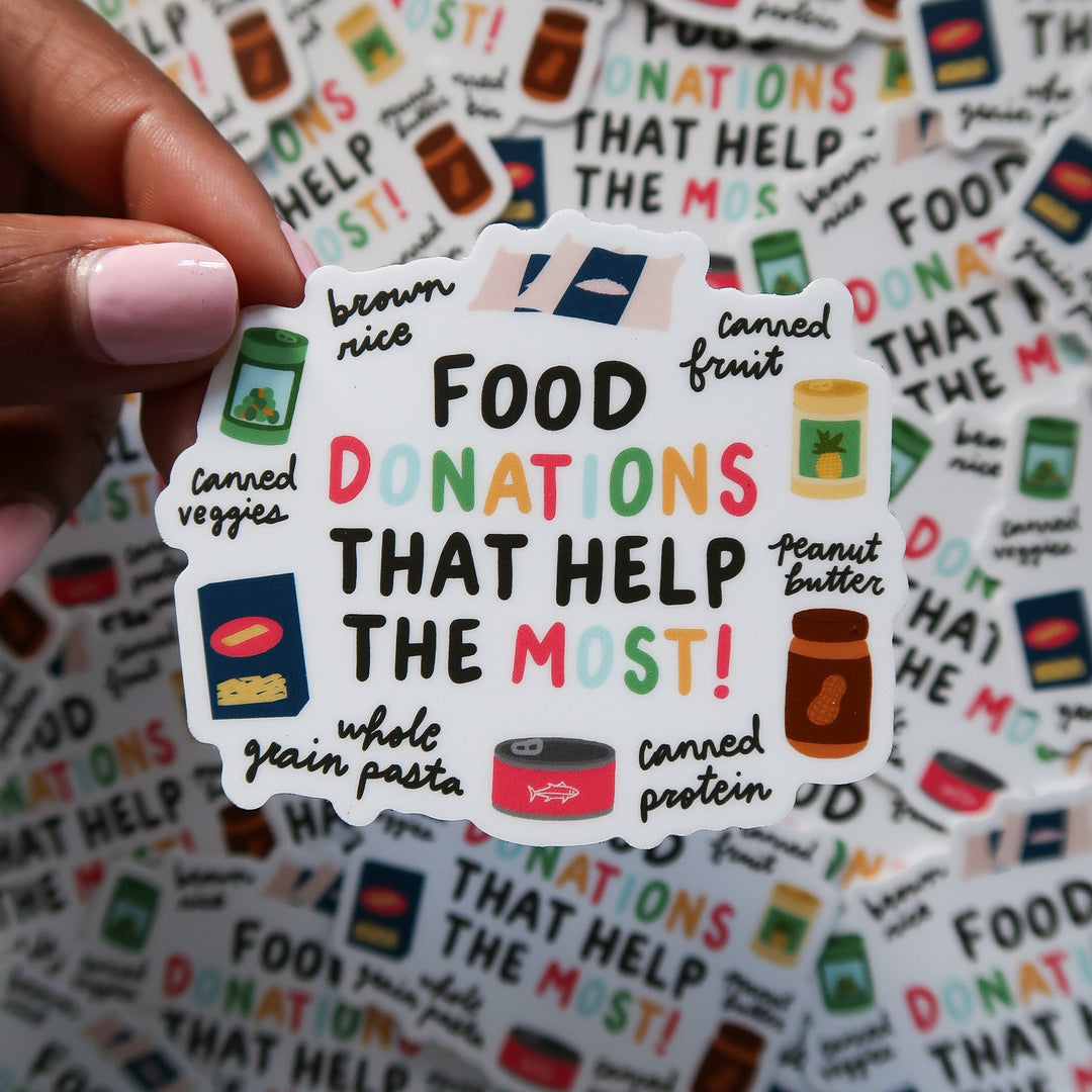 Donations Sticker