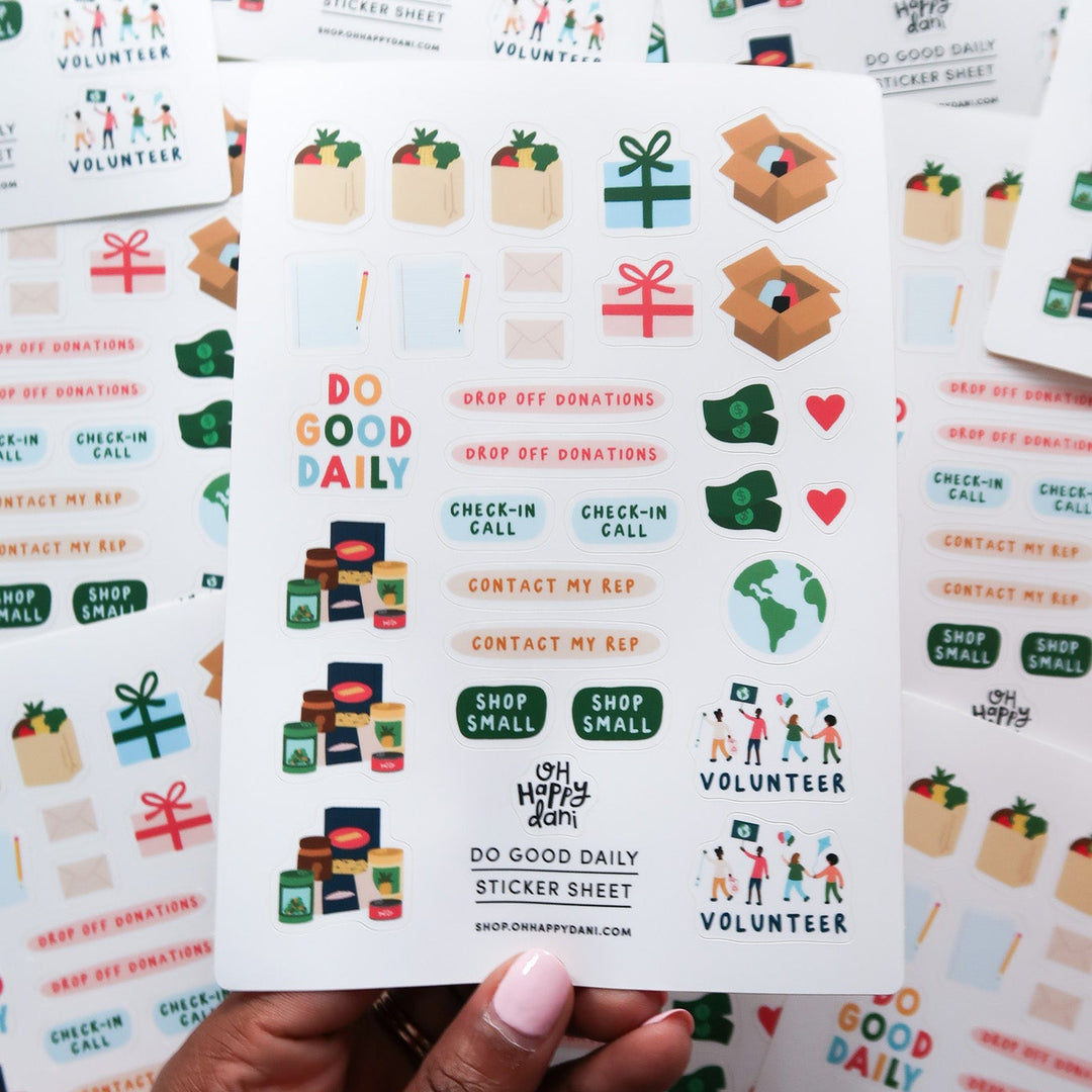Do Good Daily Sticker Sheet