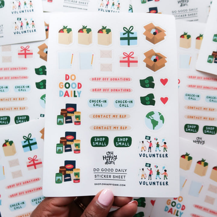 Do Good Daily Sticker Sheet