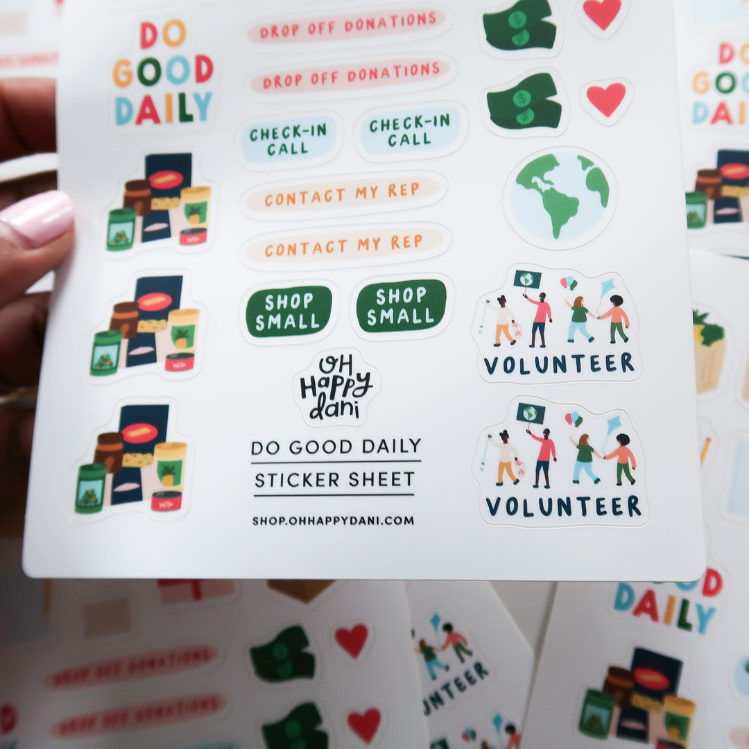 Do Good Daily Sticker Sheet