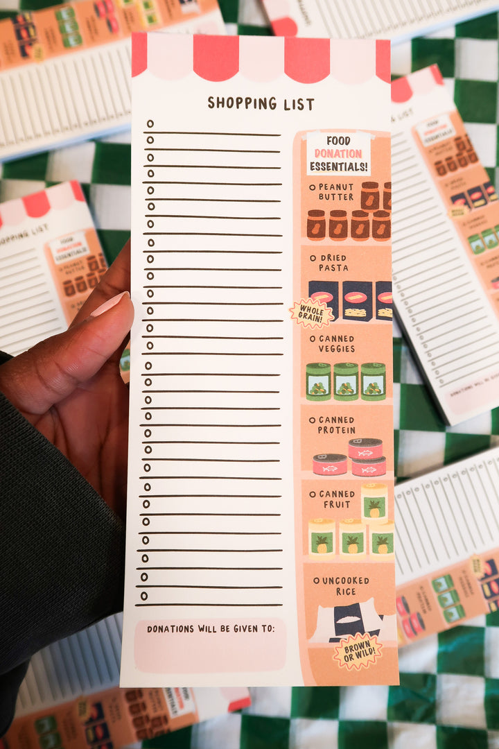 Shopping List Notepad