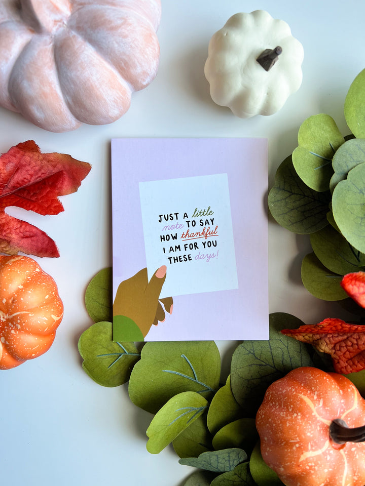 Little Note Greeting Card