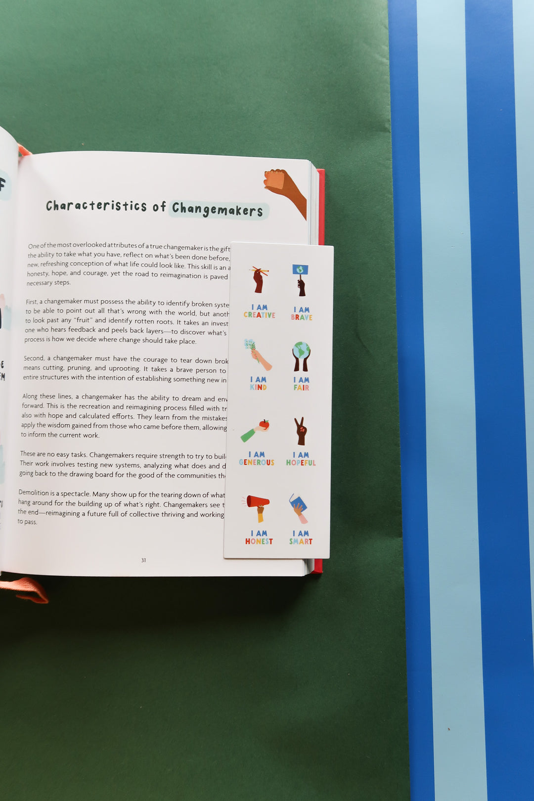 Make a Change Bookmark Set