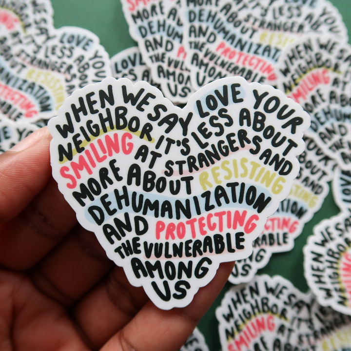 Love Resists Sticker
