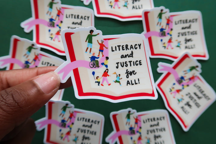 Literacy Justice Sticker