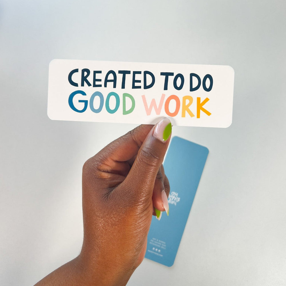 Good Work Bookmark Good Work Bookmark – Oh Happy Dani