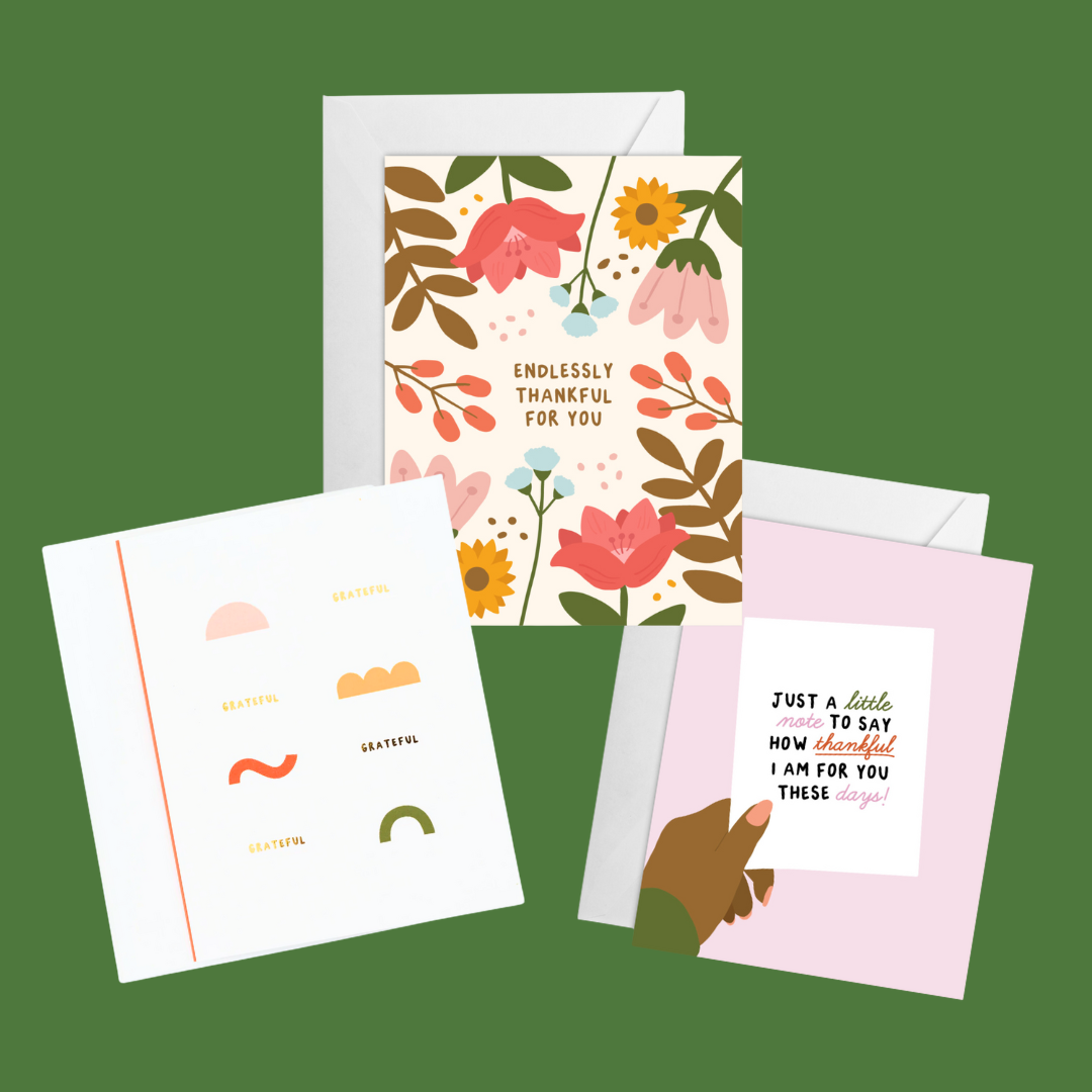 Gratitude Card Trio Bundle