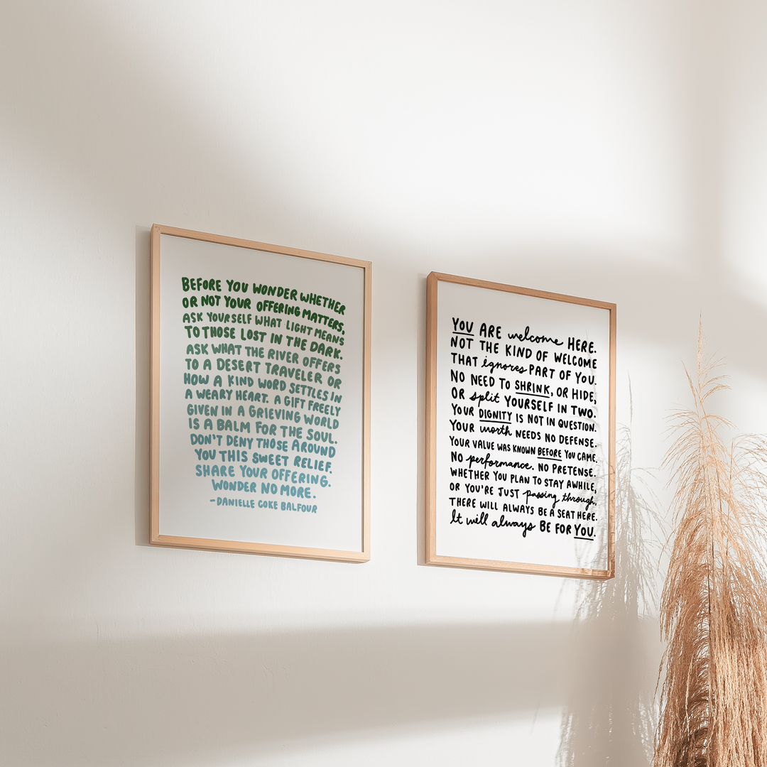 Welcome Manifesto Print