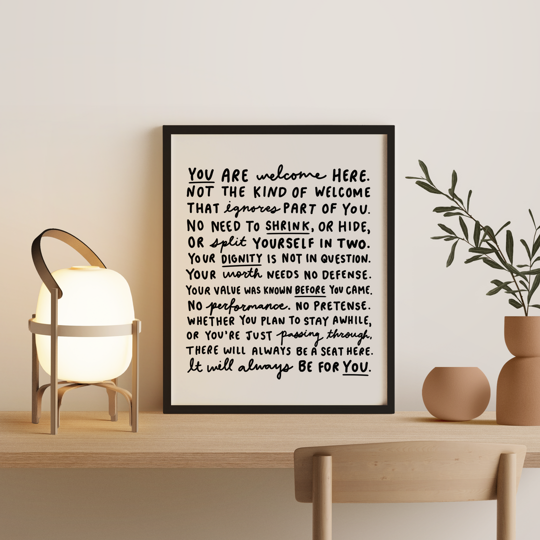Welcome Manifesto Print